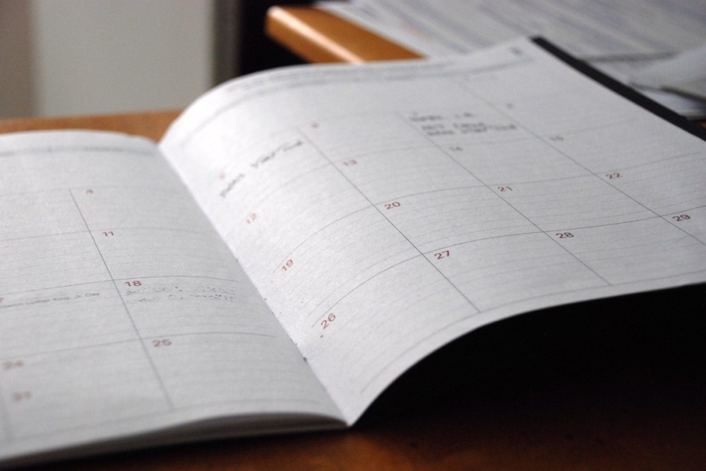 RDA Calendar for holiday labor day schedule